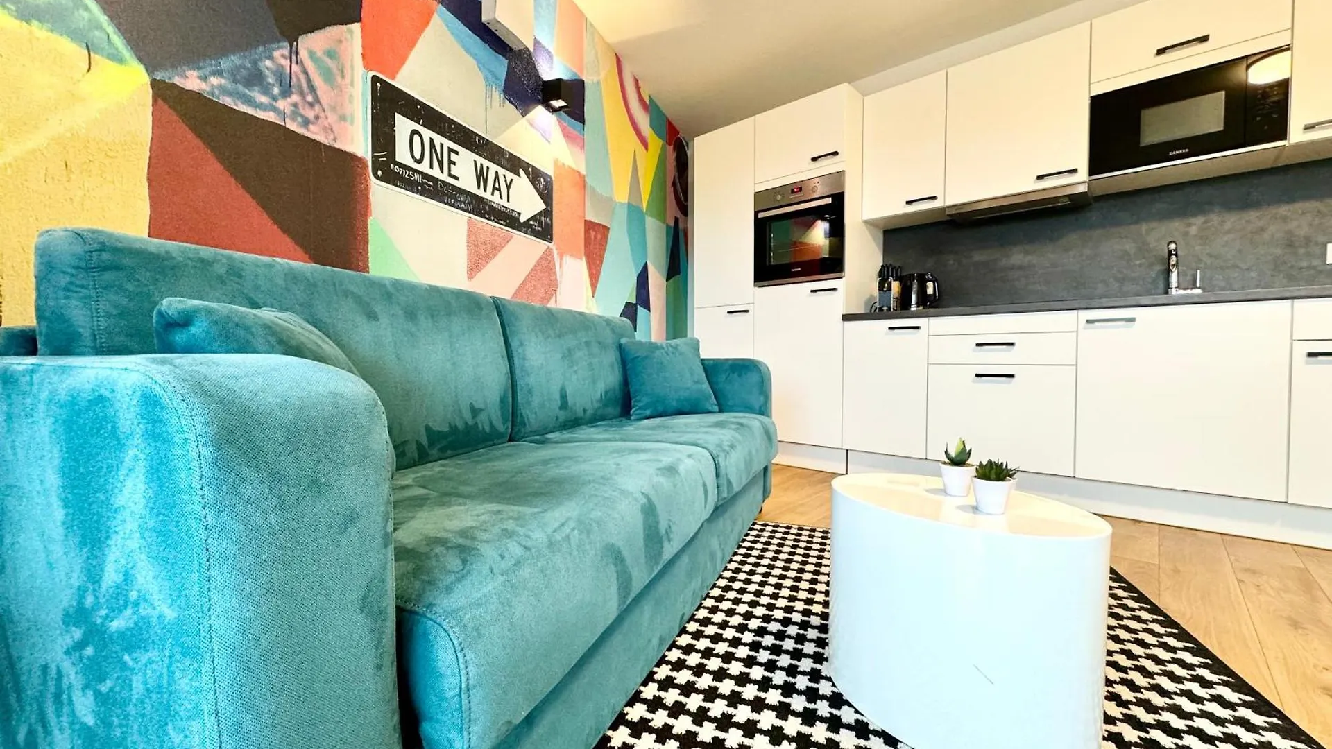 Kreative Wohnung Mit Balkon Vienna 0*,